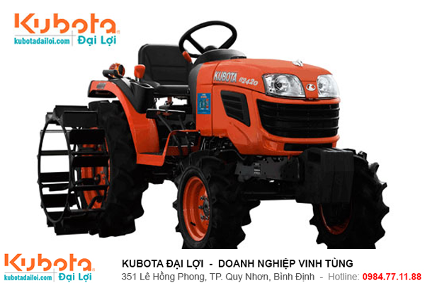 Review đánh giá máy cày Kubota B2420 mới