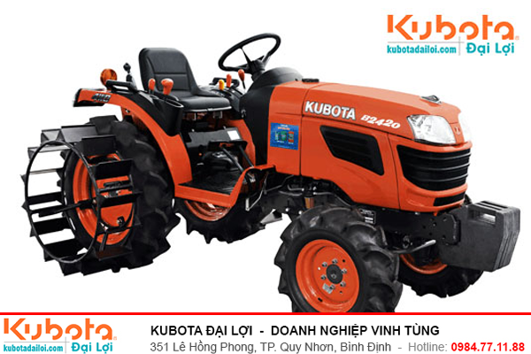 Review đánh giá máy cày Kubota B2420 mới